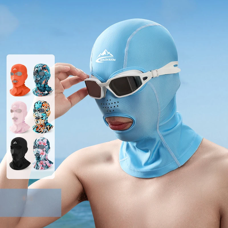 Summer Balaclava Sun Protection Mask Full Face Men Women Beach Swimming Breathable Face Bikini Elastic Anti-Sunburn Balaclava