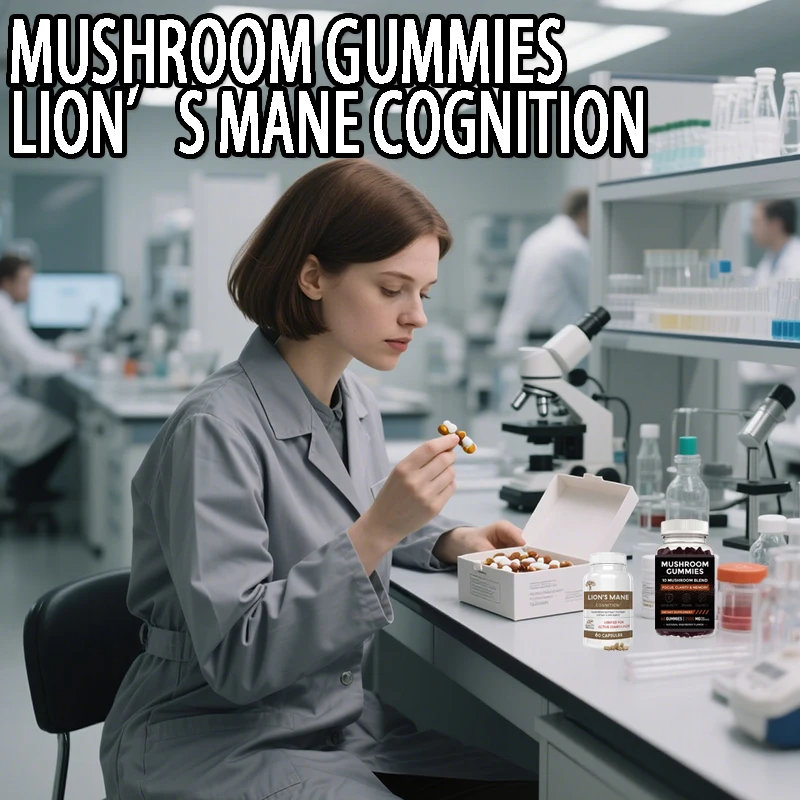 

1 набор грибных жевательных капсул для дополнения протеинов, регулируют обмен веществ, диетическое волокно и регулируют кишечные тракты.