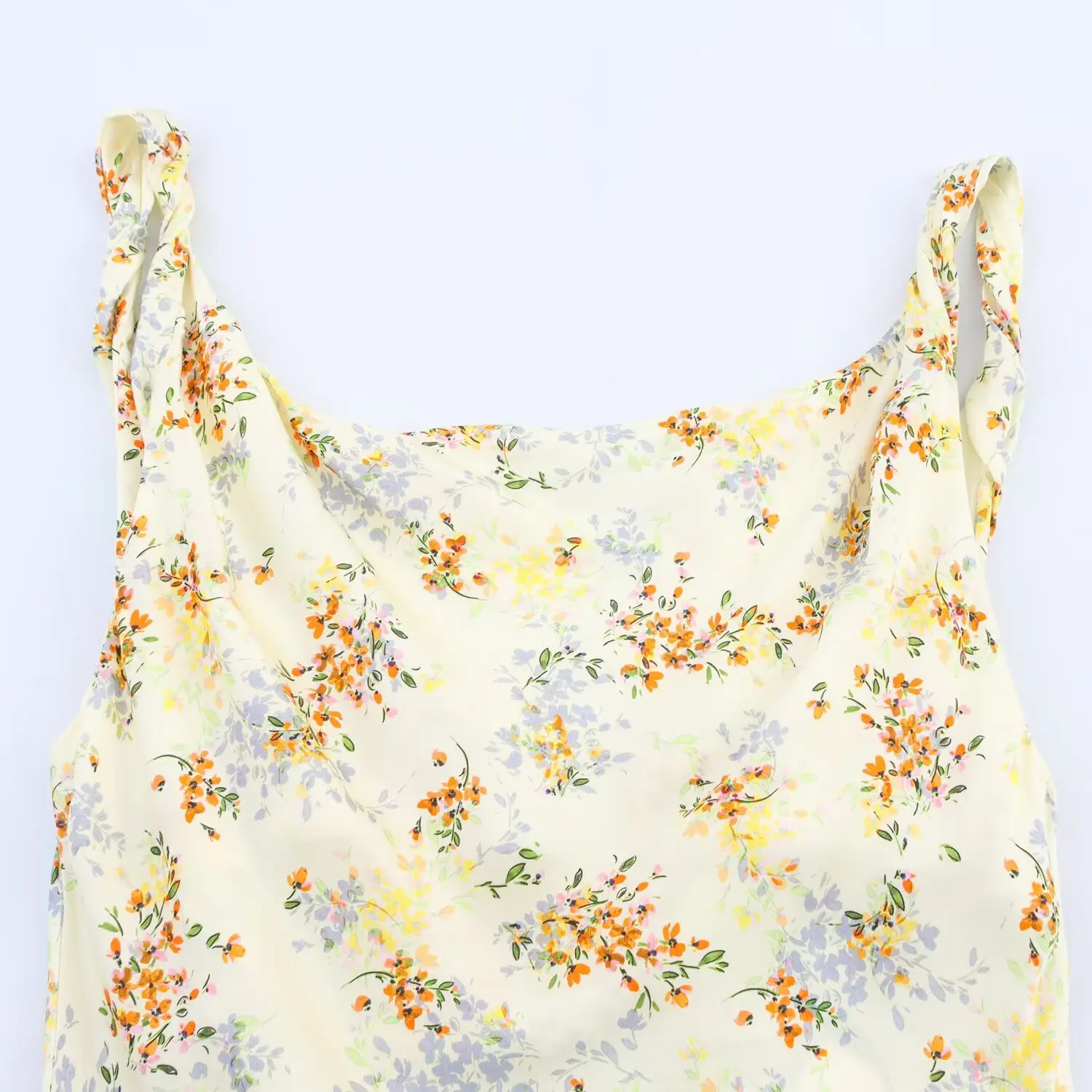 シルクサテン風花柄プリントハイウエストAラインスカート バルサマーカジュアル高品質レディース Dr ZBZAブランド