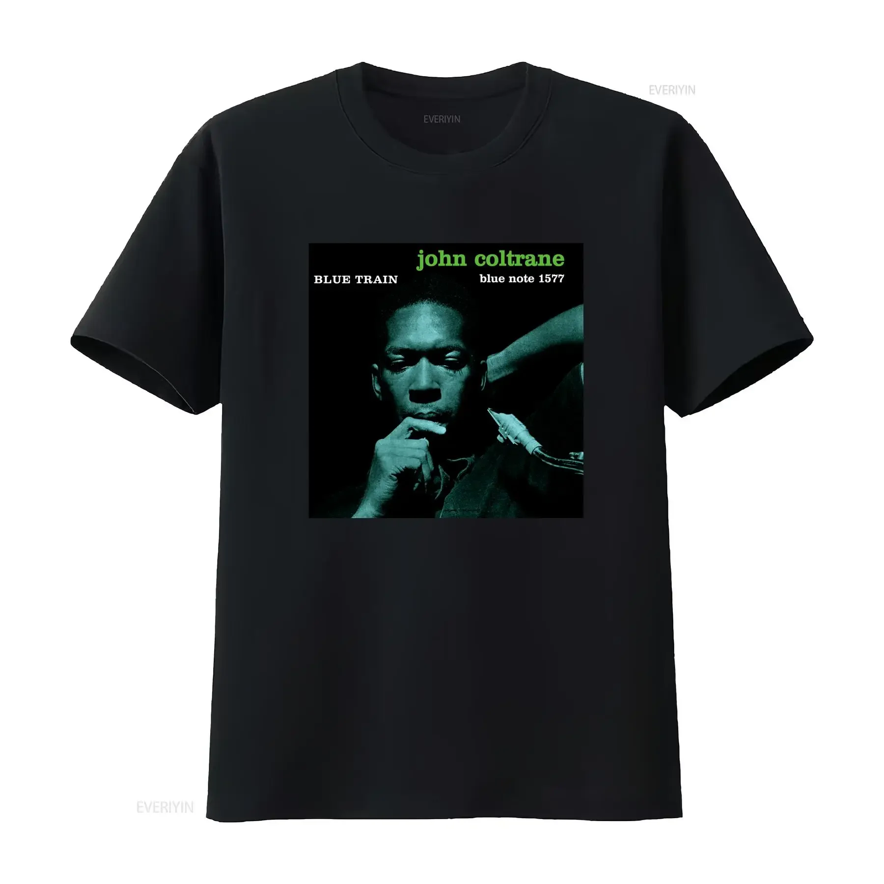 John Coltrane Blue Train T Shirt Jazz Music Inspired Design Moment's Notice I'm Old Fashioned Tribute vintage Washed Casual