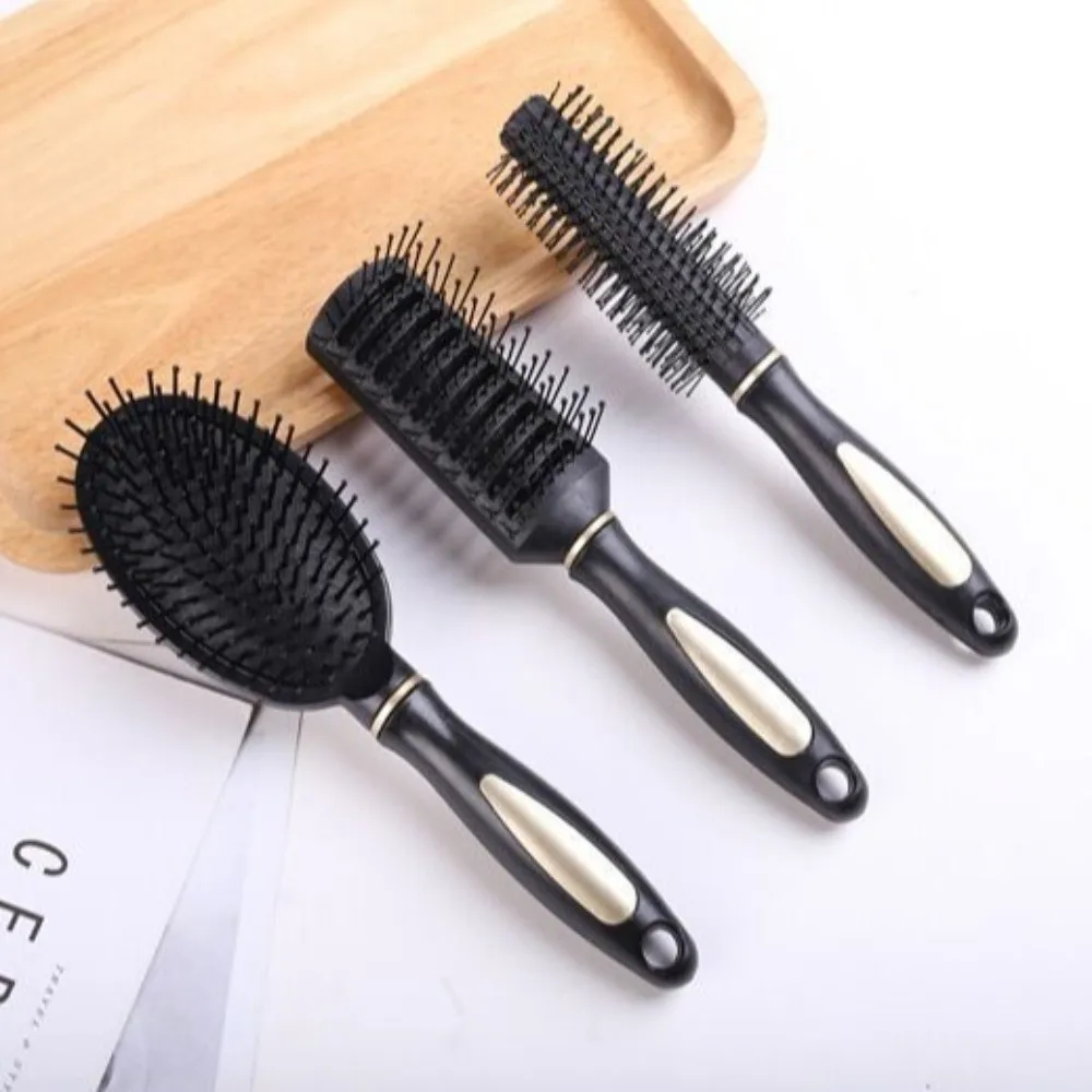 Anti Static Air Cushion Hair Brush Soft Nylon Bristle Professional Scalp Massage Comb Wet Dry Use Plastic Handle Curly Hair Comb