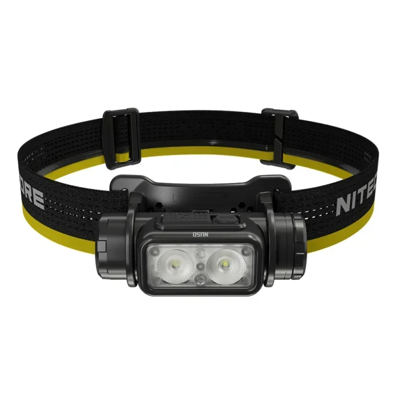 NITECORE NU50 USB-C Rechargeable Headlamp Max 1400 Lumens Lightweight Beam Distance 130 Meter White Red Light 21700 Headlight