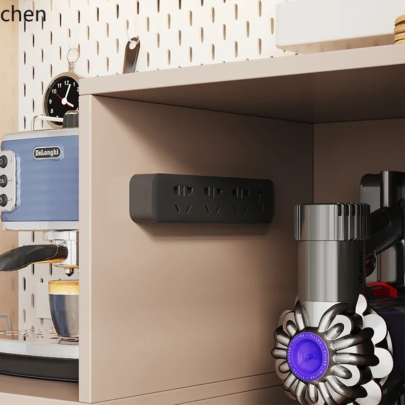 TQH6.23 Solid Wood Side Cabinet High Cabinet Storage Cabinet Sweeping Robot Storage Vacuum Cleaner Storage