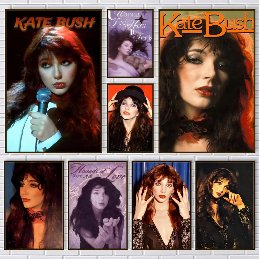 Singer K-Kate Bush Poster PP Paper Decorative Wall Art for Living RoomsBedrooms Bars Cafes Stylish Home Decor Gift