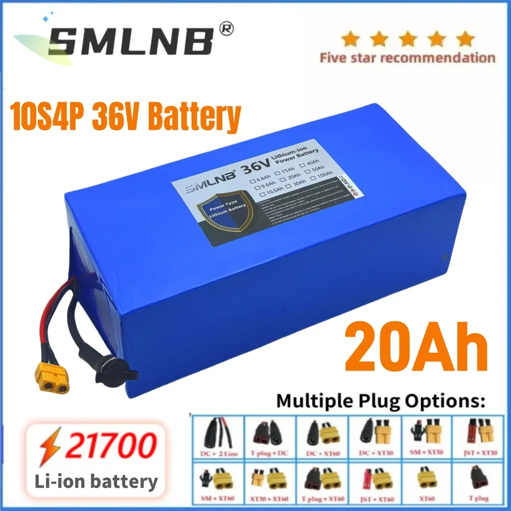 

10S4P 36V 20000mAh Electric Scooter Lithium Battery 21700 battery pack 36V 20Ah Electric Scooter Electric Scooter Battery 36v