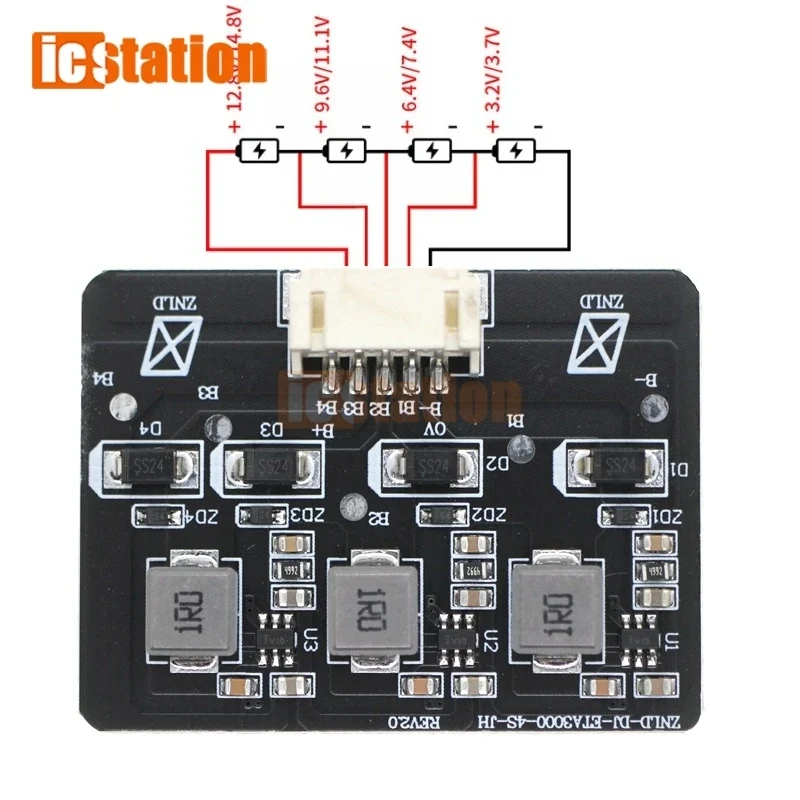 2S-8S 1.2A 액티브 이퀄라이저 밸런서 보드 Lifepo4 LTO 리튬 배터리 액티브 밸런스 에너지 전송 BMS 3S 4S 5S 6S 7S 8S DIY