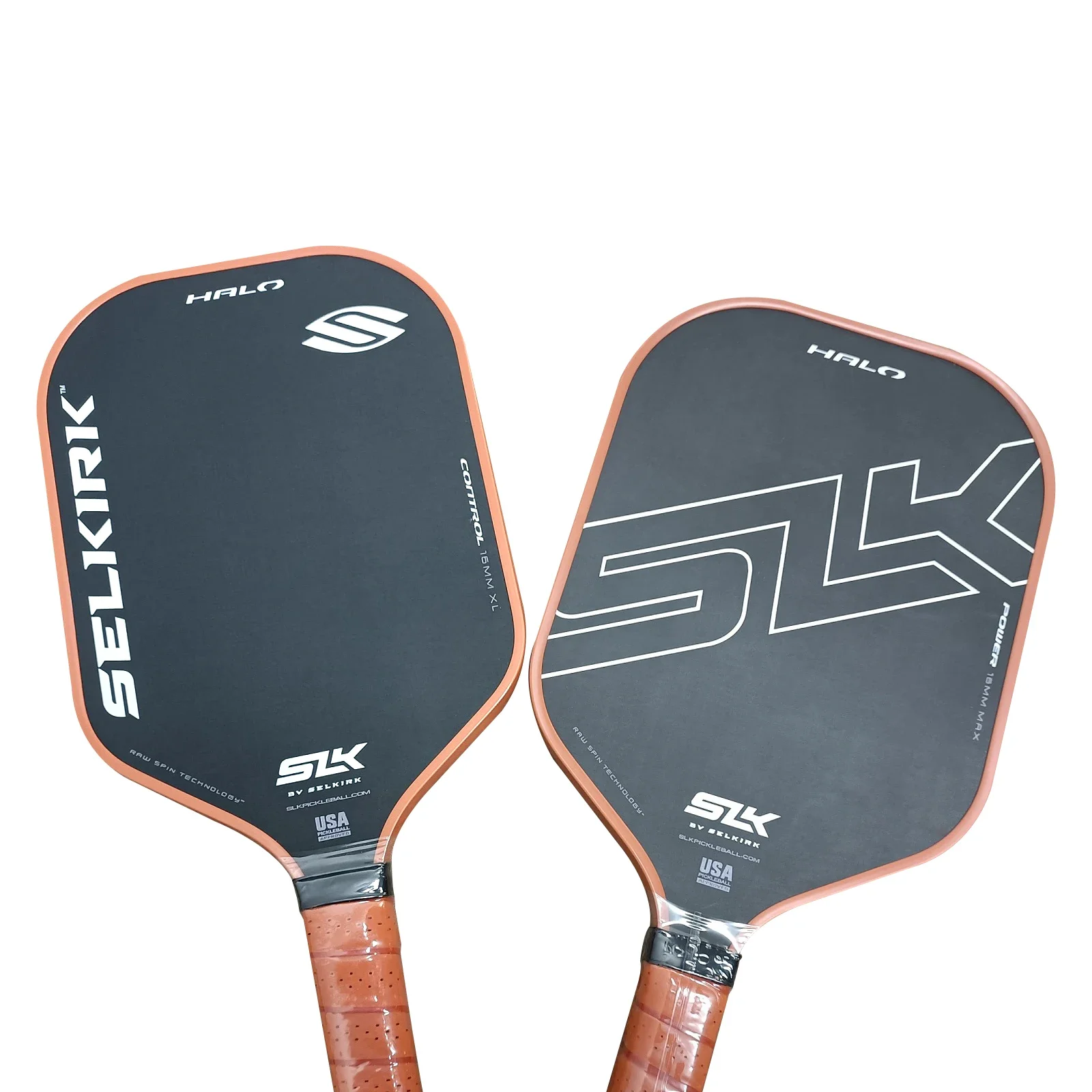 SLK Control XL Power MAX Pickleball Paddle Raw Carbon Fiber Pickleball Paddle with a -Core Power Polymer Core |The Pickleball