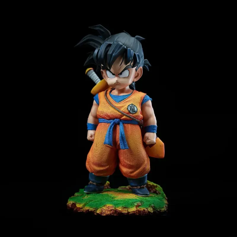 20cm Dragon Ball Z Kid Gohan Anime Figure Saiyan Saga Gohan Statue With Sword On Back Desktop Ornament Collection Model Toy Gift - view 2