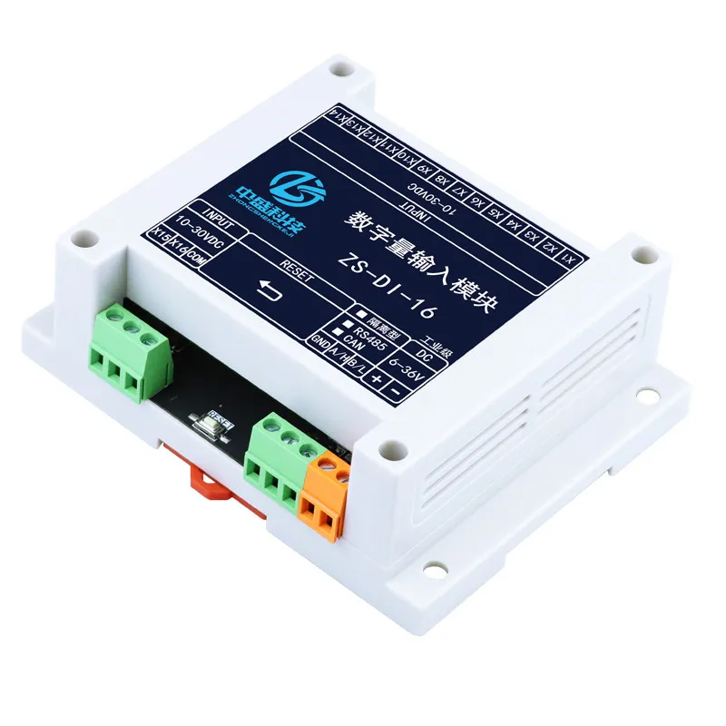

CANOpen IO Switch Acquisition Module Relay Input PLC Expansion Control Board NPN PNP ZS-DI-32 ZS-DI-16 ZS-47DI