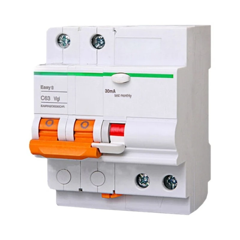 

With leakage protection circuit breaker type A air switch 2PC63A household main gate