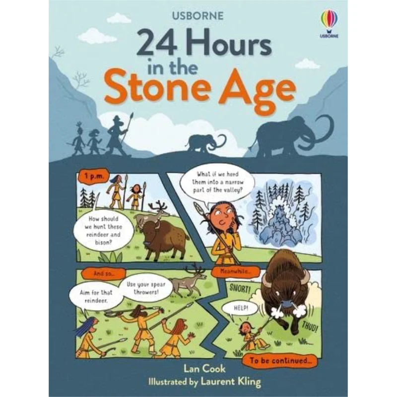 24 Hours In The Stone Age Lan Cook Usborne Publishing 9781474977111 Book