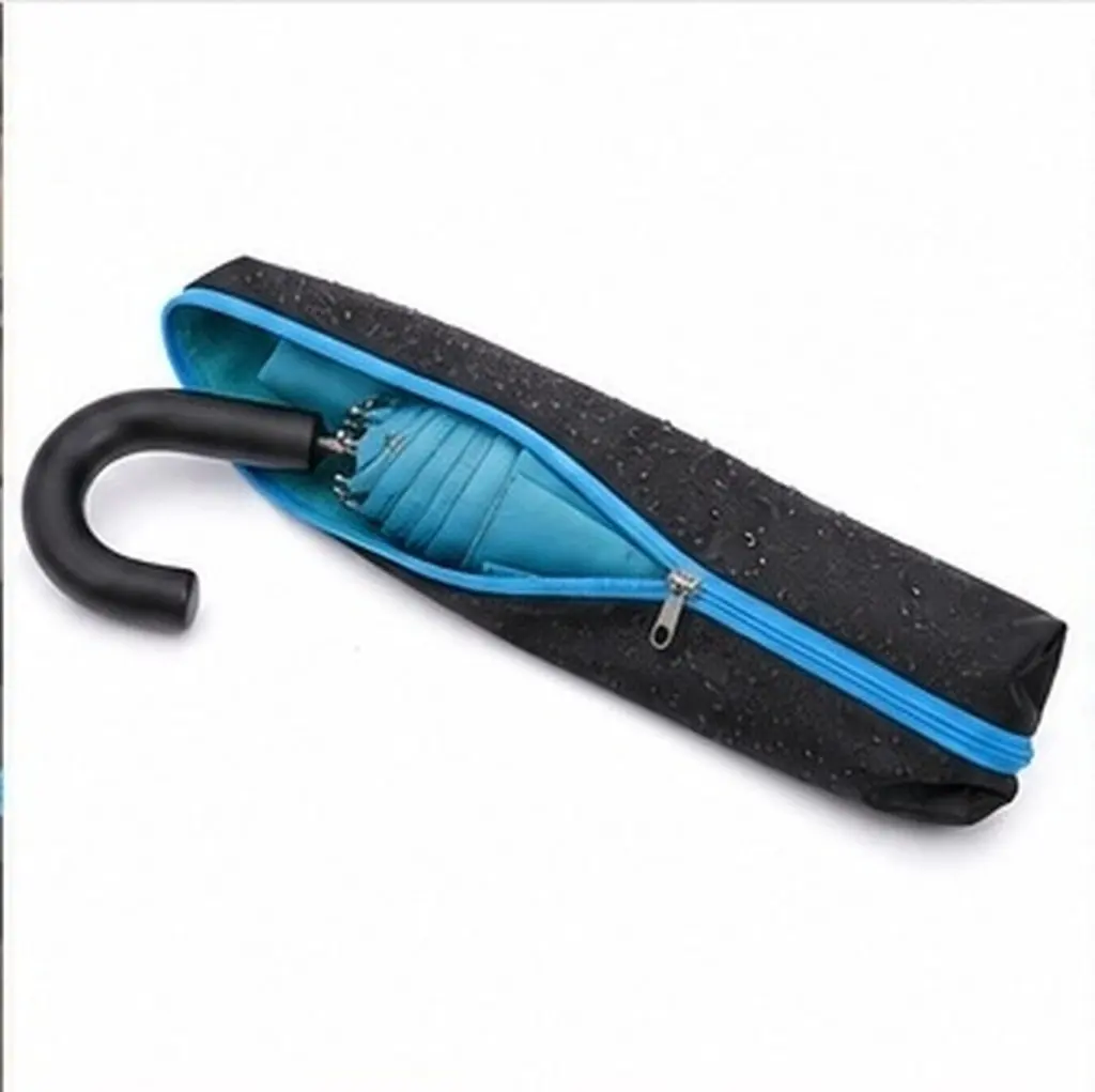 Umbrella Storage Cover Waterproof Weatherproof Portable Compact Bag for Wet Umbrellas Travel Rain Protection Foldable Carry
