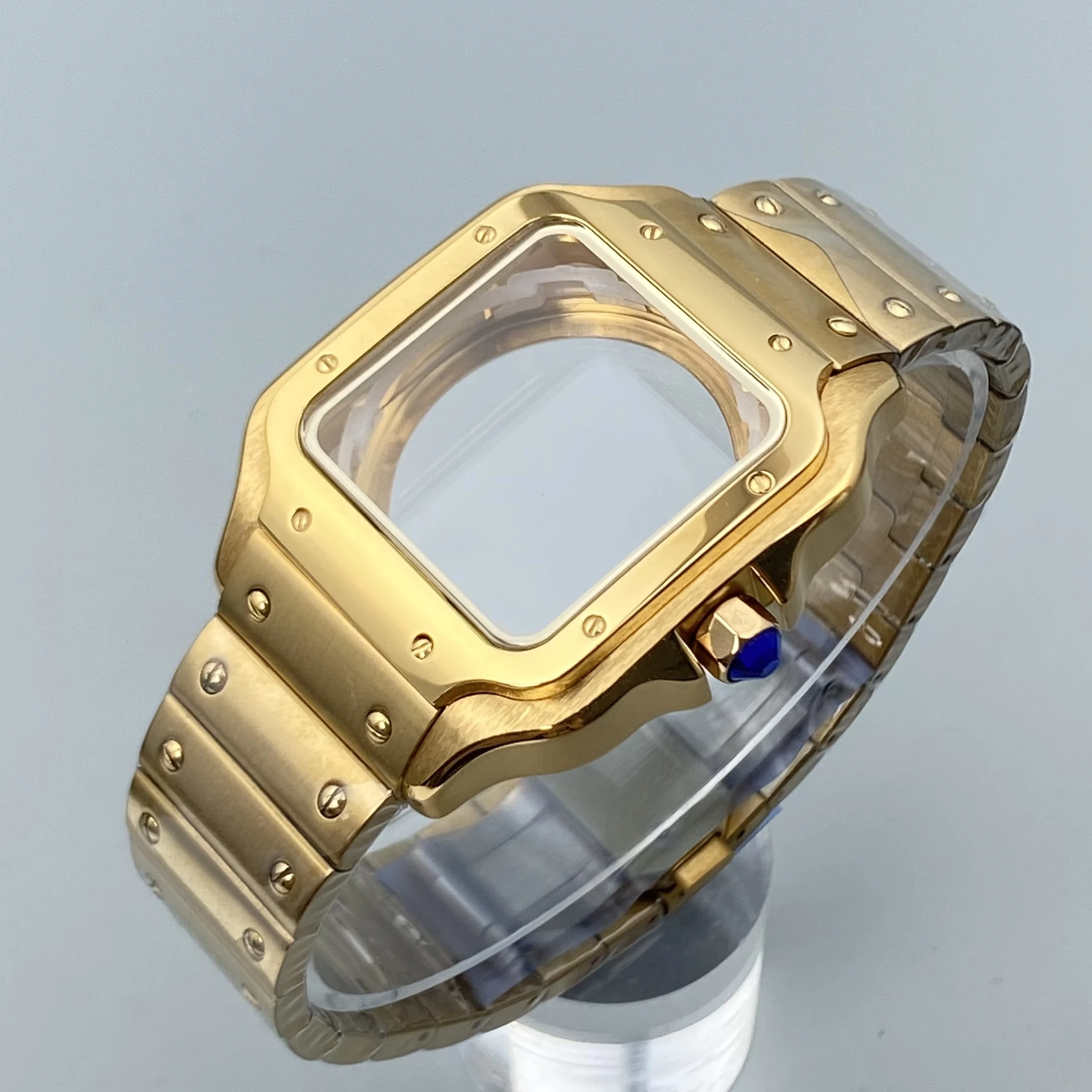 38mm NH35/NH36 Watch Case Square 316L Stainless Steel Waterproof Suitable For NH35/NH36 Case Seiko Mod Accessories