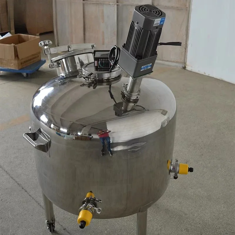 Household Mirror Polishing Beer Brewing Equipment 500L Stainless Steel Single Wall Brew Mash Tun
