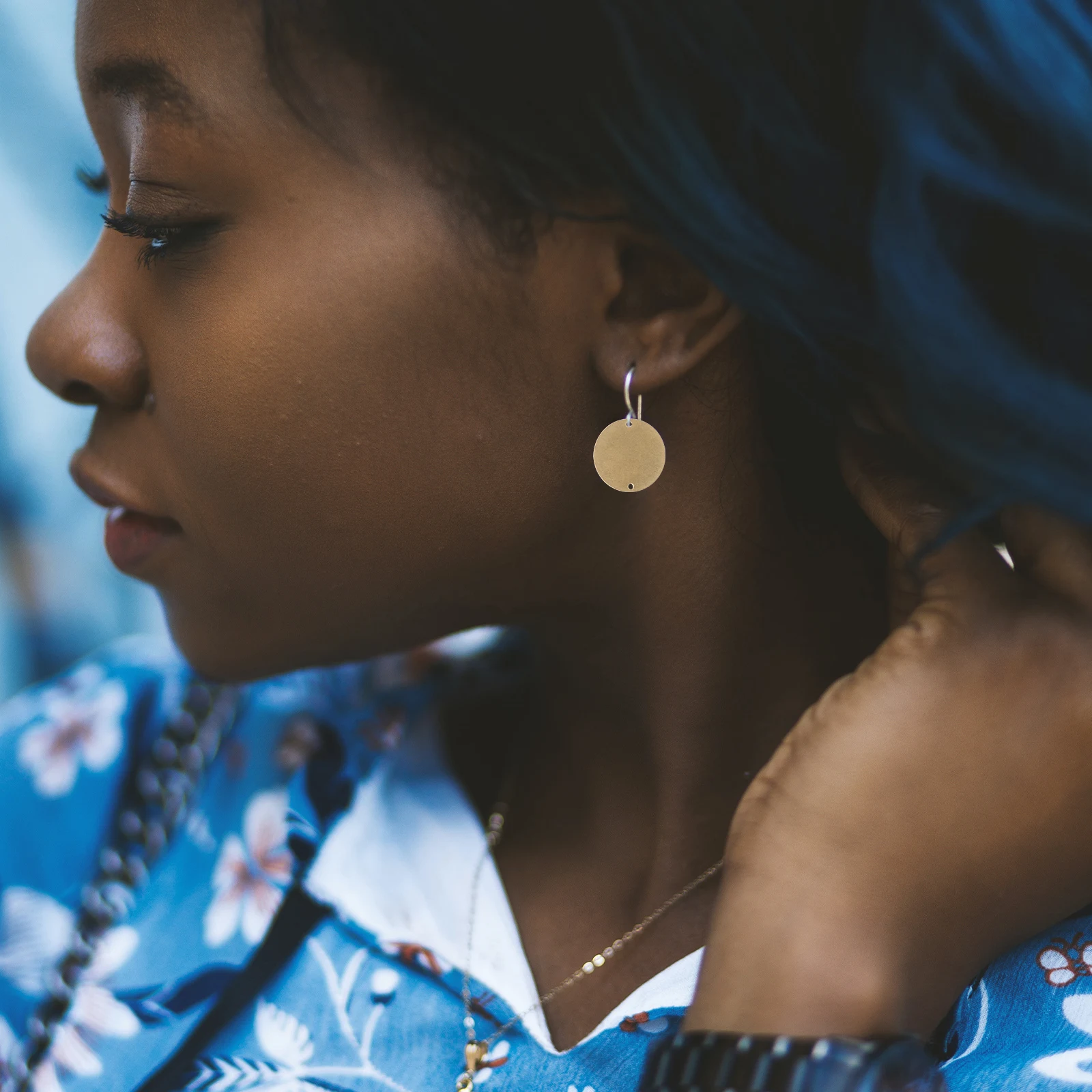 

10pcs Round Copper Disc For Diy Engraving Tag Blank Plain Metal Circle Craft Charm Jewelry Making Accessory