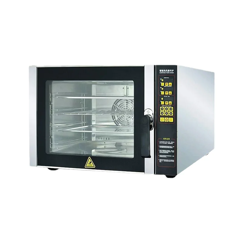 فرن كهربائي حراري تجاري متعدد الوظائف طبقتين عالي السعة فرن مشوي منزلي خبز كيك بيتزا فرن كهرباء