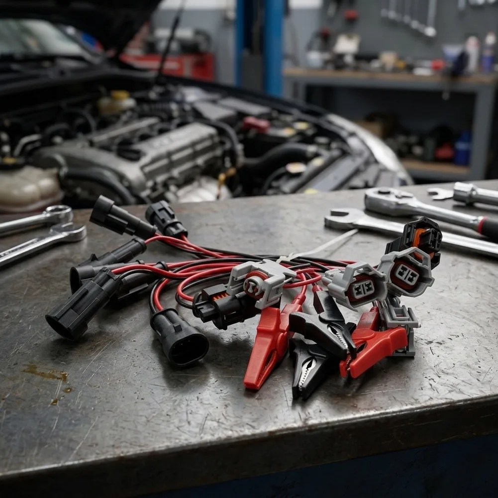 Fuel Injector Connector Harness Pigtail Wire Adapter Cable For For Denso And Various Vehicles Engine Repair Electrical Accessori