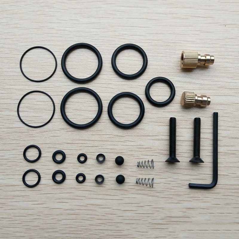 DONG 1Set Sealing O-rings High Pressure Hand Inflator Repair Set 30mpa