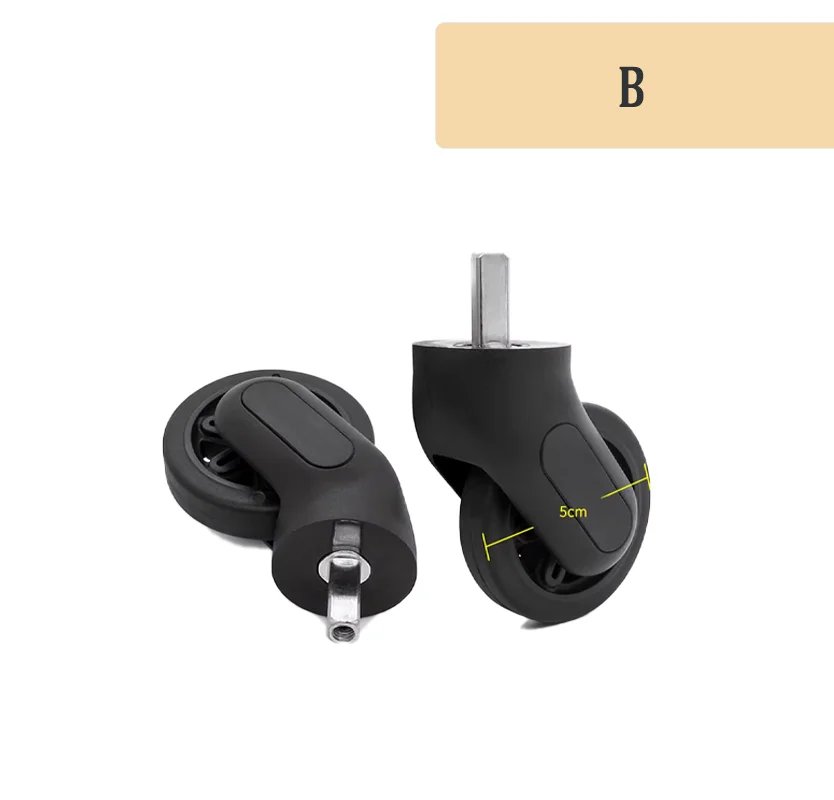 For DELSEY Silent & Smooth Durable & Sturdy Easy Installation Luggage 360° Silent Rotation Keeps Your Luggage Rolling Like New