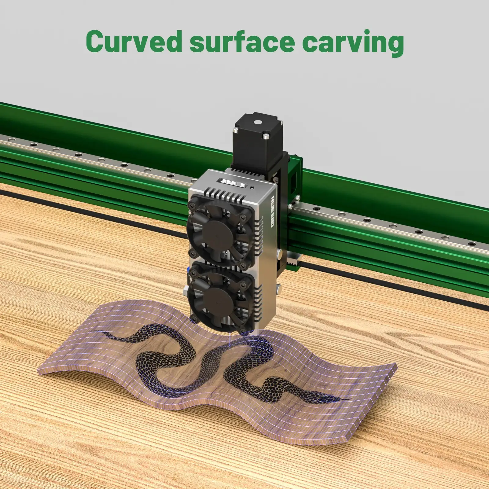 NEJE Max 4 macchina per incisione Laser CNC con modulo Laser E80 24W Driver motore asse Z 3D Router per legno incisore taglierina per stampante