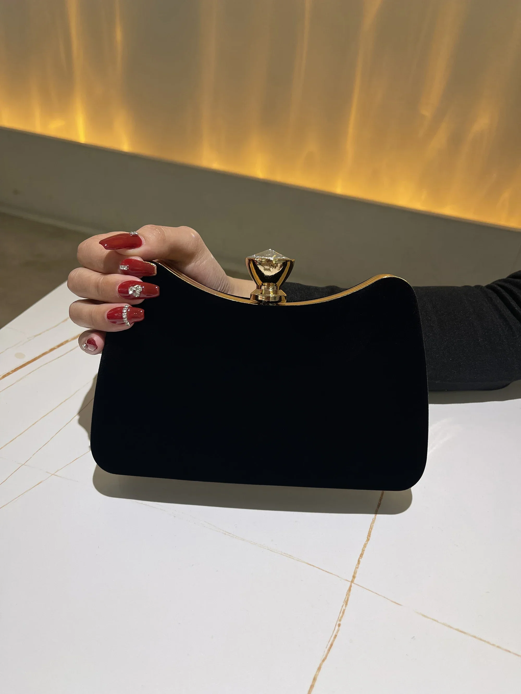 Evening Bag Black Handbags Banquet Clutch For Female Luxury Crossbody Chain Bags Formal Cocktail Party Handbag New Style Purses