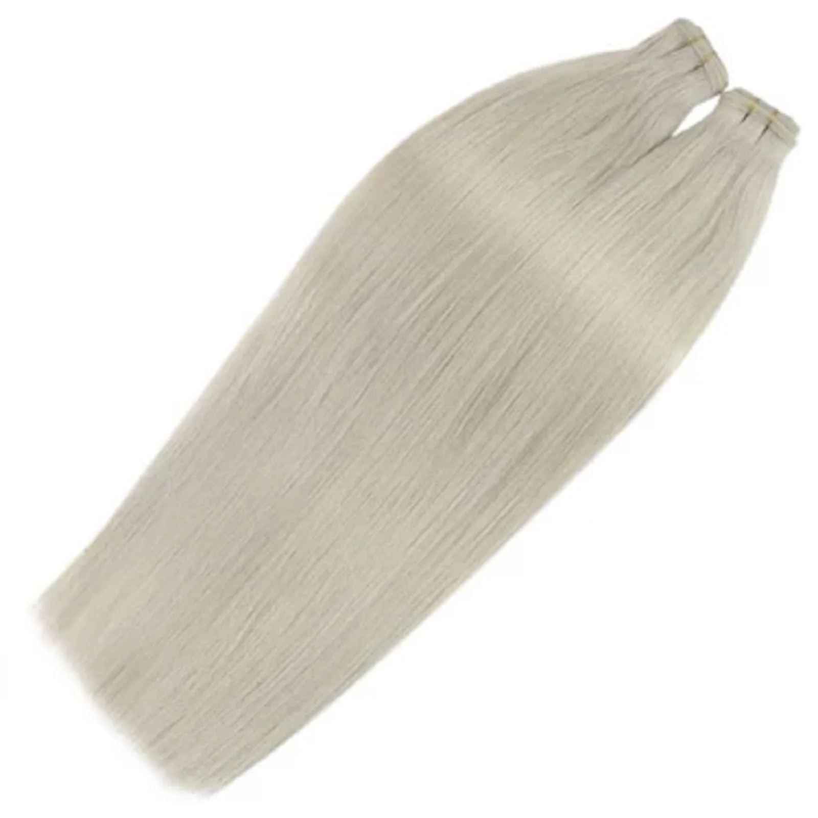 [Незайманые волосы] YoungSee Flat Silk Weft Extensions Чистый цвет Высококачественные волосы Бесшовные и натуральные утки 100% человеческие волосы 50 г