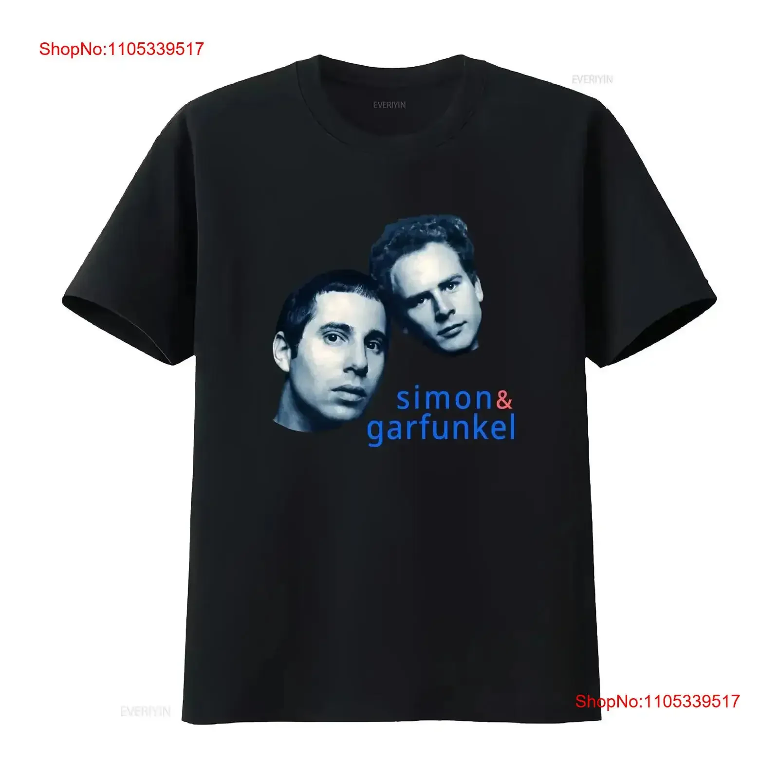 Simon Garfunkel 2003 Old Friends Tour T Shirt NA285 vintage Washed graphic Soft Casual Stretched homme Slightly Comfortable