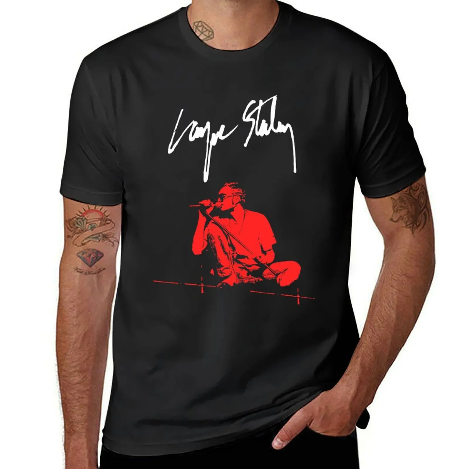

Layne Staley T-Shirt summer 2025 essential t shirt cute clothes Anime t-shirt men clothing