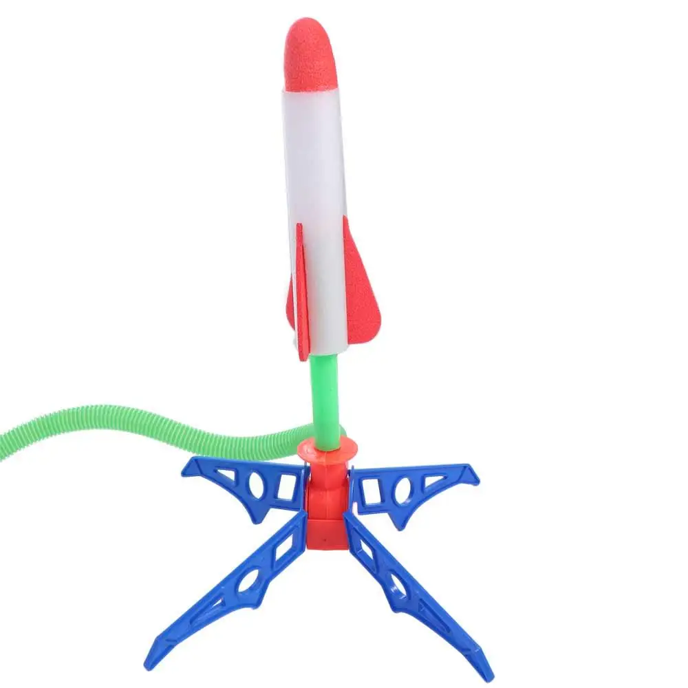 Sport enfant jeu ensemble lanceur éjection volant Flash lancement fusée petites fusées pied-de-bas fusée jouets pied transmetteur