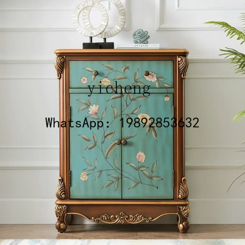 

Solid Wood Small Shoe Cabinet Locker Removable Adjustable Partition Balcony Ark