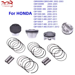 Motor Piston Rings Kit For Honda CBR954RR CBR900RR CBR1000RR Fireblade CB1000R CBF1000 S T F TS ABS 75mm +0.25 +0.5 13031MEL010