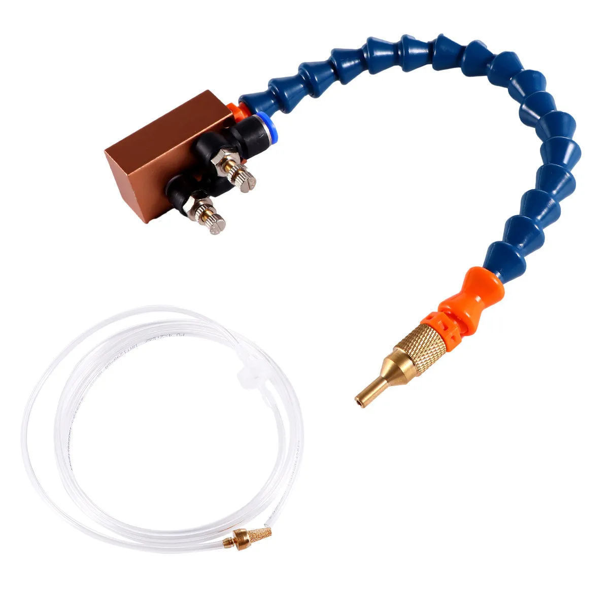 Mist Coolant Lubrication Spray System for CNC Lathe Milling Machine Plastic Metal Engraving Cooling Hose Nozzle Water Solving