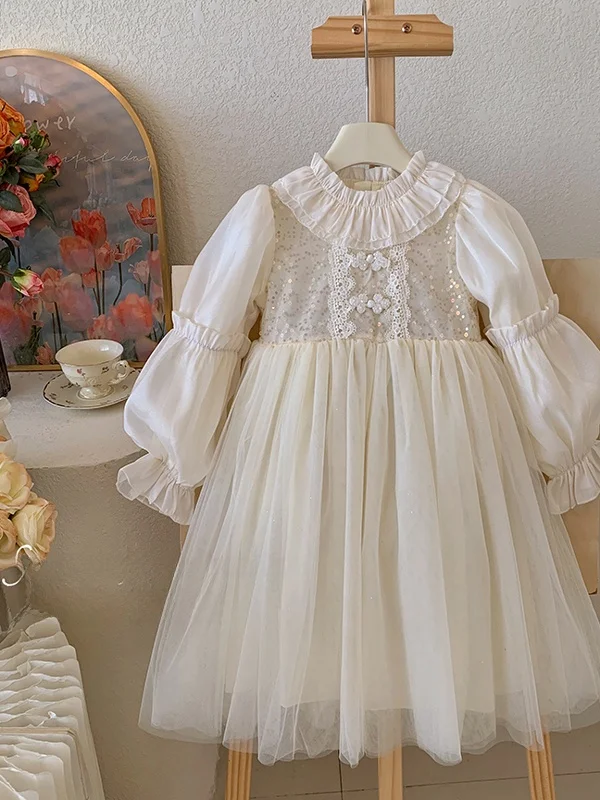 عيد ميلاد Princ Sle للفتيات الصغيرات لربيع 2025 النسخة الكورية الجديدة من Me Dr Ele And Sli #4