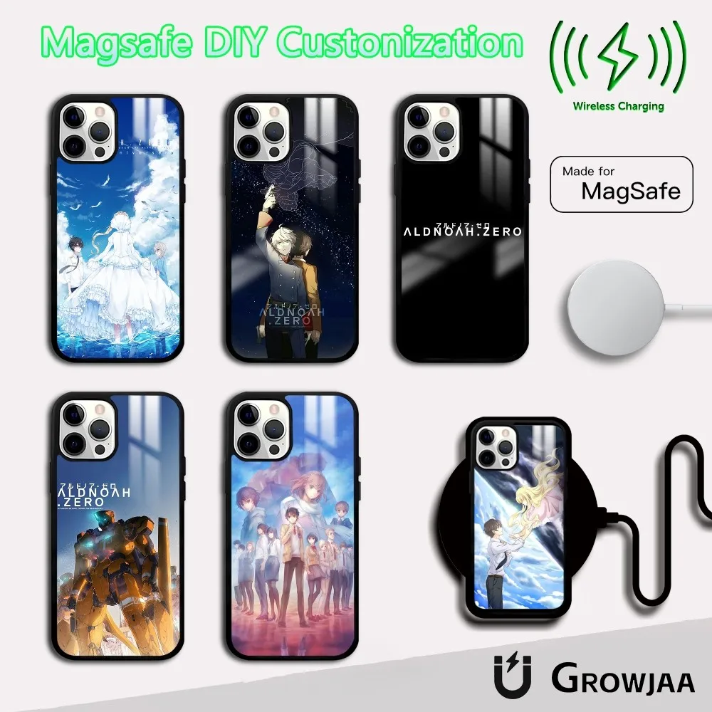 Cartoon C-Code G-Geass Phone Case For iPhone 16 15 14 13 12 11 Pro Max Plus Mini Magsafe Mirror Wireless Magnetic Cover