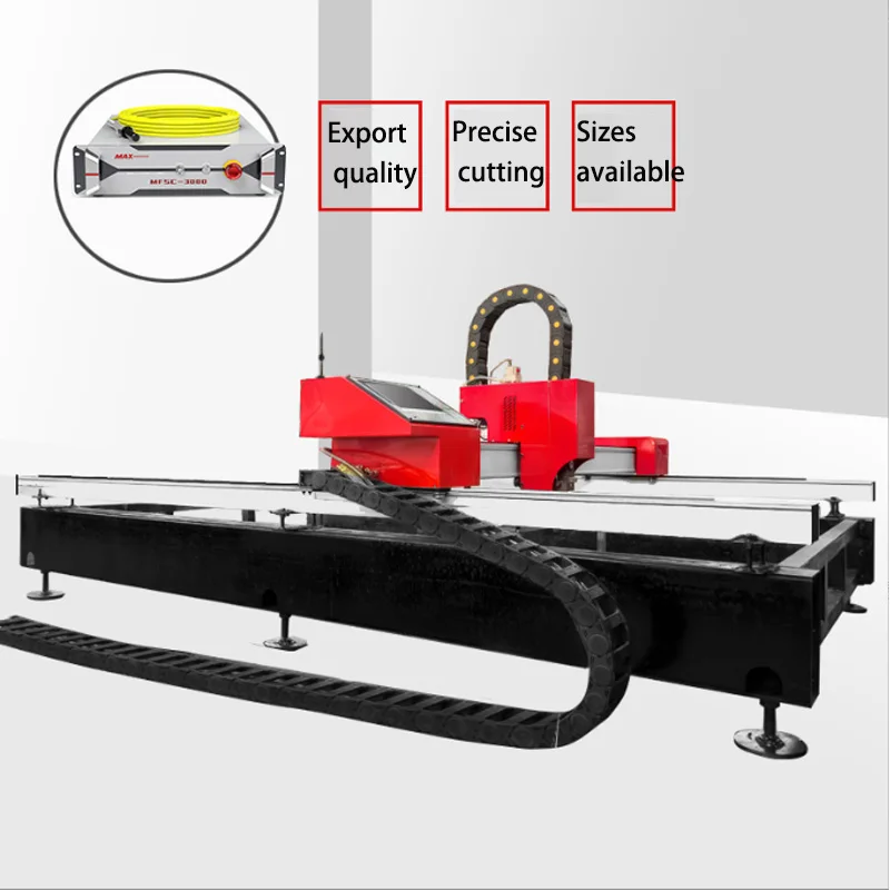 Portable CNC Fiber Laser Cutting Machine - Gantry Design for High Precision Metal Sheet Cutting -High Efficiency, Easy Operation