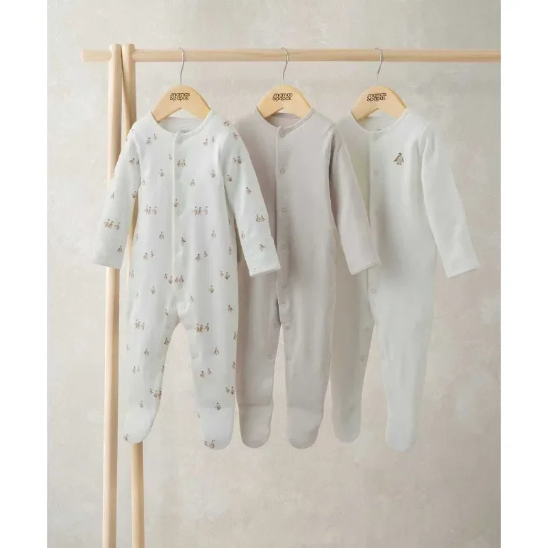 Children's Clothing Spring and Autumn Baby Jumpsuits, Long Sleeves, Foot Wraps, Crawlers, Pajamas, Newborn Baby Gift Boxes
