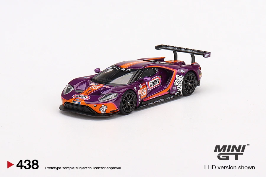 

MINIGT 438 1/64 Ford GT 85 2019 24Hr Le Mans Racing Alloy Car Toy Collection