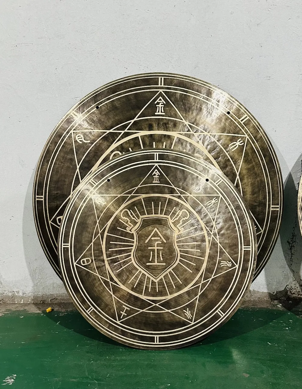 Gong à vent chinois fait à la main, 65cm, 26 pouces, 100%, pour la guérison musicale, Instruments de Percussion traditionnels