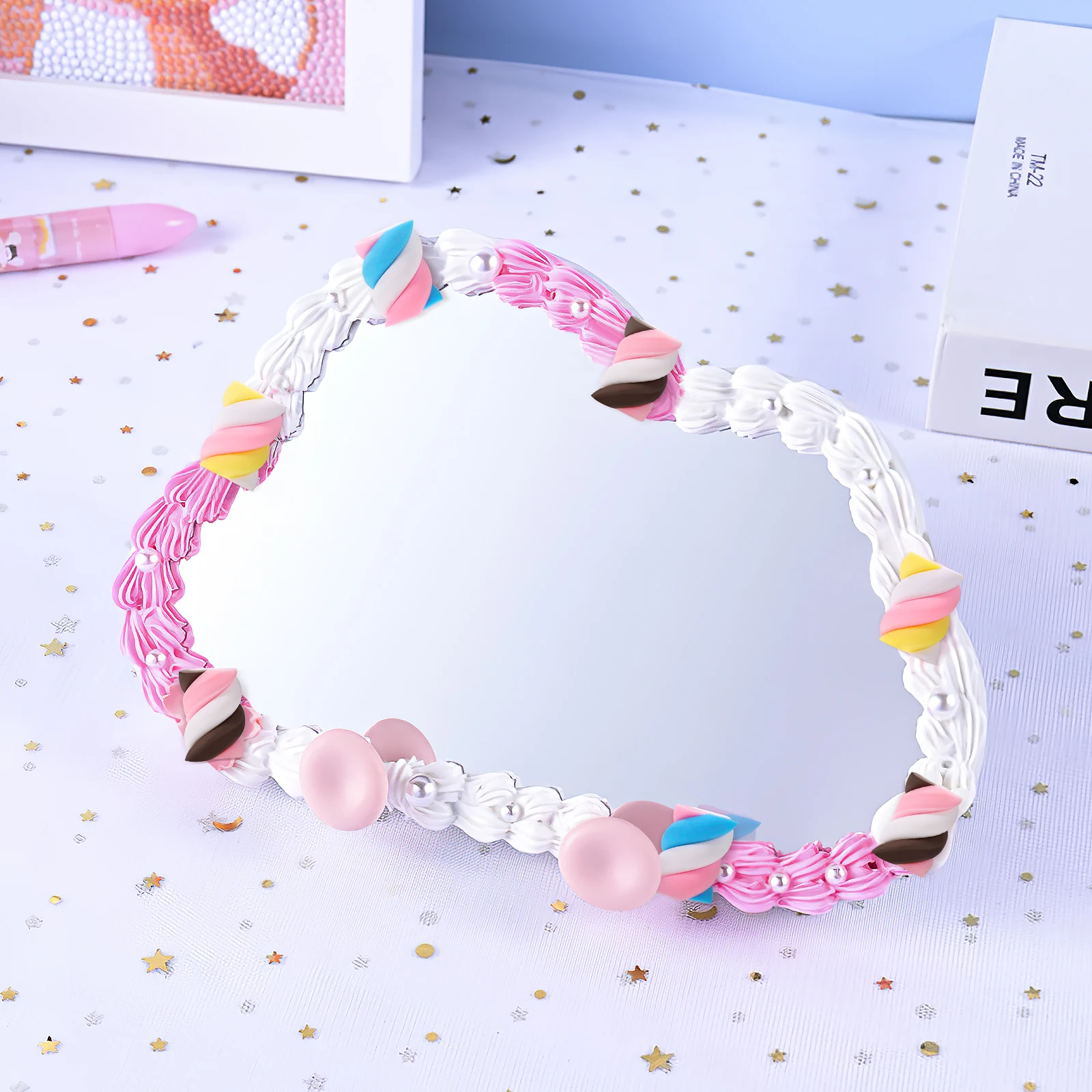 

Candy Embellishments Stationery Box Accessories Cotton DIY Phone Shell Material