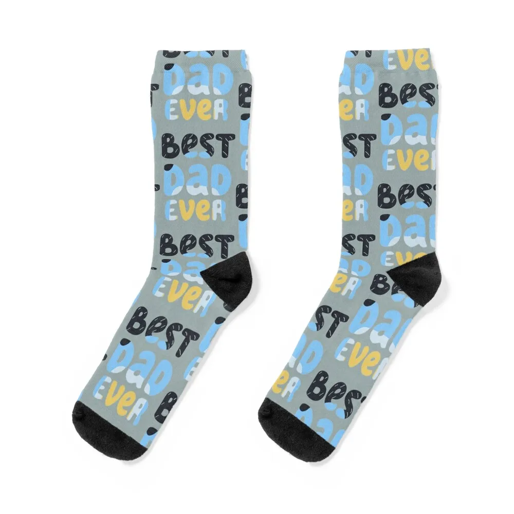 

Best Dad Ever Bandit Socks warm winter aesthetic custom Crossfit Socks For Girls Men's