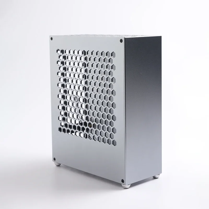 Picture 4: Bug-a1 nuclear display mini ITX chassis compact APU aluminum alloy 1U small power supply