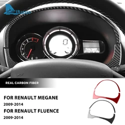 Real Soft Carbon Fiber Sticker For Renault Fluence Megane 3 RS 2009 2010 2011 2012 2013 2014 2015 LHD RHD lnstrument Accessories