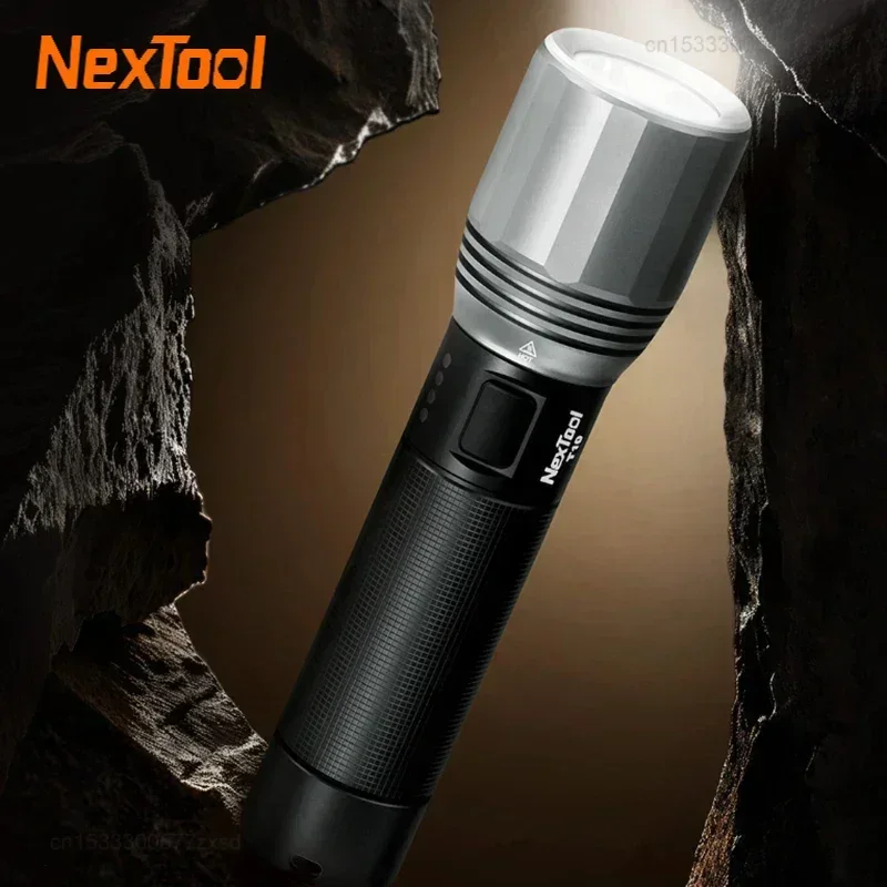 Nextool Portable T10 Rechargeable LED Flashlight 2000lm 7 Modes 2600mAh Battery 220m Torch Lamp Waterproof Hunting Hiking Tool