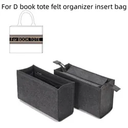 Purse Organizer Insert, Felt Bag Organizer with Zipper, Handbag & Tote Shaper, For Book Tote and booktote vip handbag