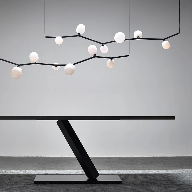Postmodern Pendant Lamp Nordic Villa Duplex Building Branch Shaped Hotel Internet Celebrity Homestay Tea Room Chandelier
