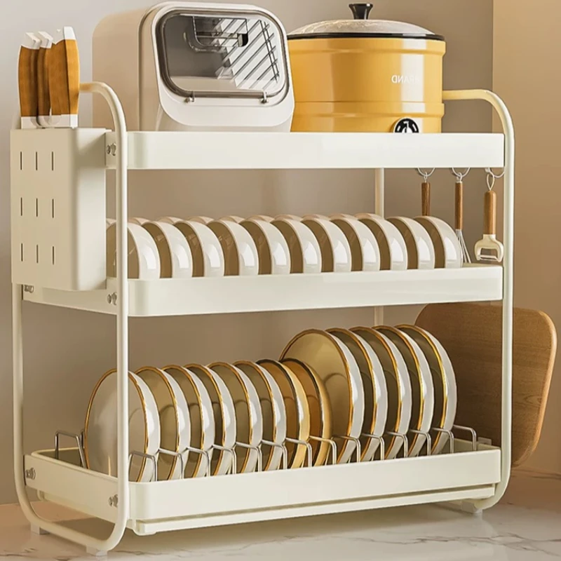 Gadgets Utensils Rack Dish Drying Shelves Kitchen Organizers Spices Holder Tea Bags Room-specific Cocina Home Accessories