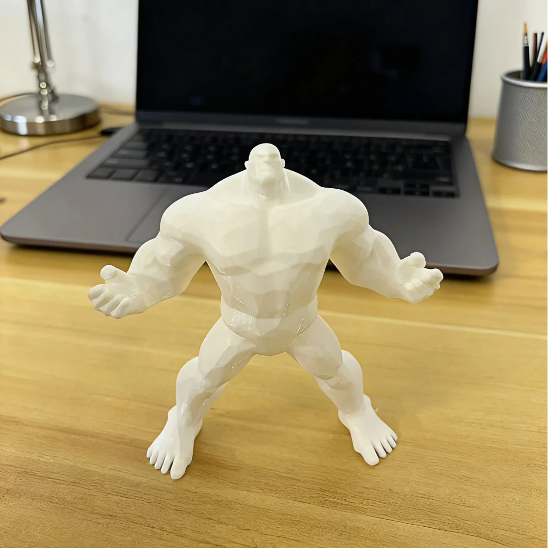Muscular giant raw model; personalized desktop ornaments; creative and touching humanoid figurine collection material.