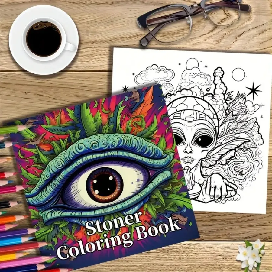 Livre de coloriage artistique Original, papier amélioré épais, 22 Pages, livres de coloriage, cadeau pour vacances, fête d'anniversaire, 1 pièce