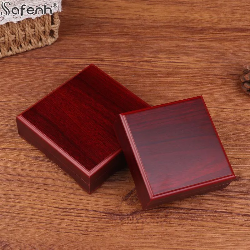 Wooden Coin Storage Box Display Case Commemoratives Coins Protection Box Coin Holder For Coins Awards Medals