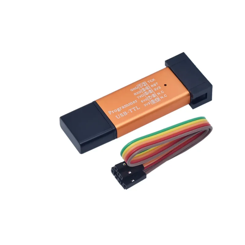 Auto Programmer Microcontroller, MCU, STC 51, 3.3V, 5V, Universal, Dual Voltage, USB Cable for TTL download